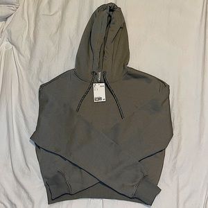 Brand New! H&M olive green crop top hoodie